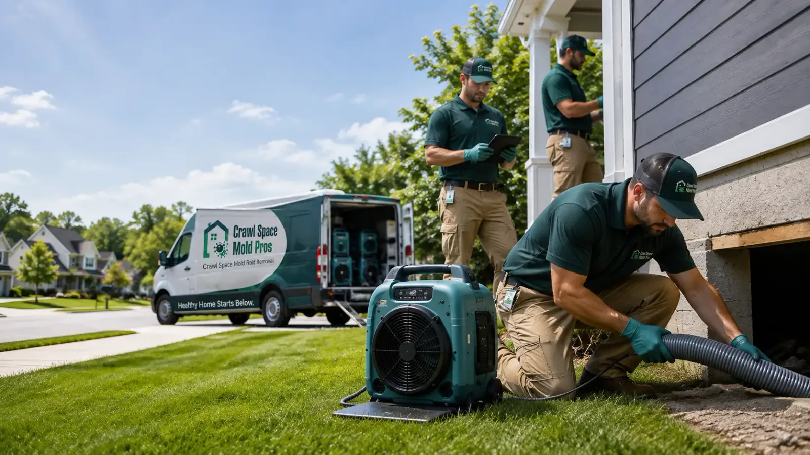 Crawl Space Mold Removal in Florence, WI